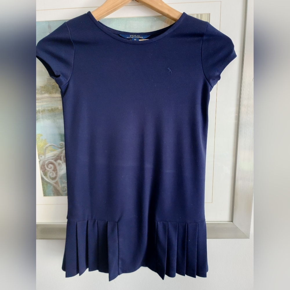 Polo Ralph Lauren Girls Navy Dress